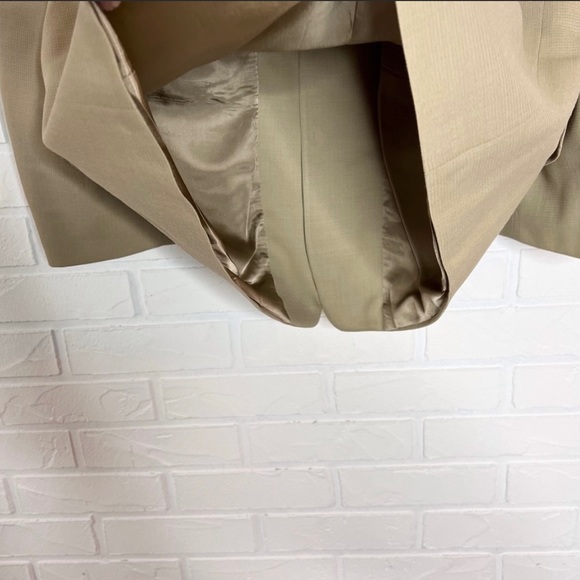 Orvieto tan 100% wool oversized blazer 42 - Picture 9 of 12